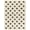 Black, Cream / Gambo, variant on BoutiqueRugs Howth Boho Moroccan Geometric Shag with Tassels for Living Room, Bedroom - Beige, Charcoal, Gray - 7'10" x 10' (8x10)
