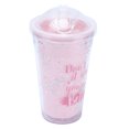 thumbnail image 2 of Taza de agua, plástico portátil, inofensivo, cubierta de sellado de 360° con pajita, taza para sorber de gran capacidad, 530ml, 2 of 8
