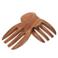 thumbnail image 3 of DEEPCRAFF Dark Brown Wooden Salad Hands, Comfortable Grip, Versatile Kitchen Use, 2Pcs, 3 of 6