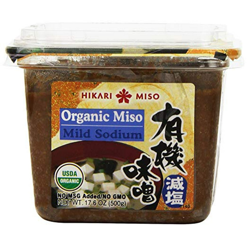 Hikari Organic Mild Sodium Miso Paste 17.6 OZ (2 Tubs)