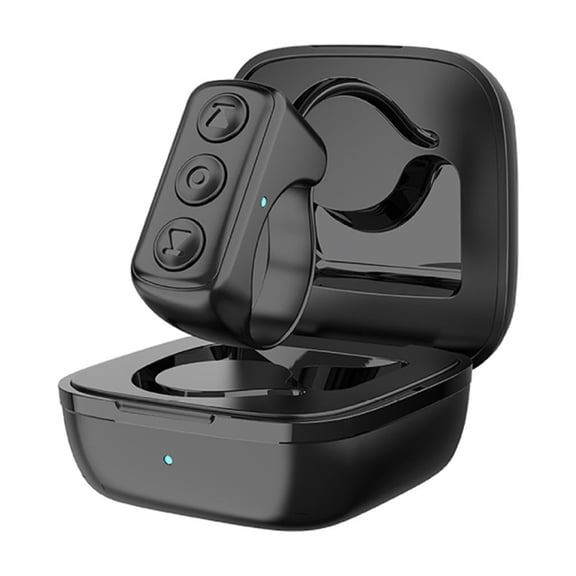 Dispositivo de volteo de página Matsuzay con Control remoto ABS anillo giratorio negro