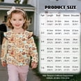 thumbnail image 7 of Garronmavis Capybara Long Sleeve Sweatshirt Polyester Spandex Fabric Dessert Pullover Drop Shoulder Sweater 3T Warm Girls Crewneck Sweatshirt Ruffle Toddler Girl Clothes for Daily Life, 7 of 7