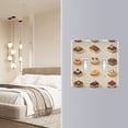 thumbnail image 4 of Yayeee Toggle Light Switch Wall Plate 2-Gang 4.56"x4.48" Decorative Outlet Cover, Red Cakes, 4 of 7