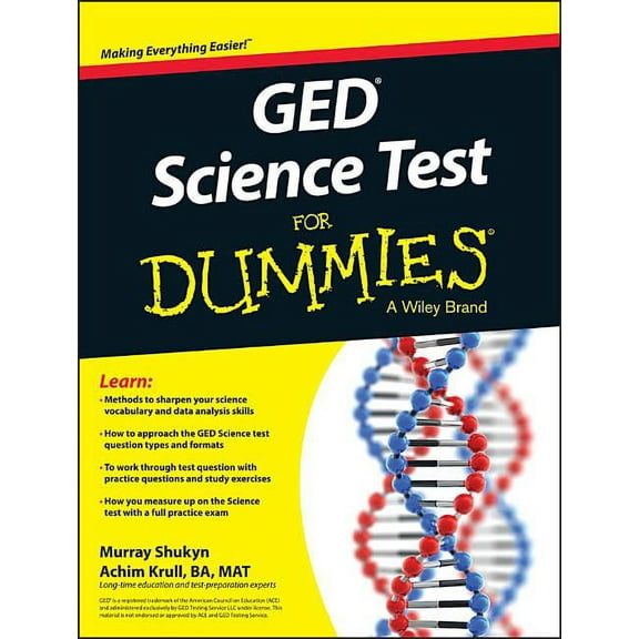 For Dummies GED Science for Dummies, (Paperback)