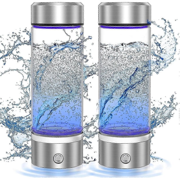 Hydrogen Water Bottle,Portable Hydrogen Water Ionizer Machine,Hydrogen Water Generator Maker,Hydrogen Rich Water Glass Health Cup,Up to 1600PPB