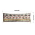 thumbnail image 6 of Aesthetic Vintage Body Pillow Cover 20x54 - Boho Chic Long Pillow Case with Zipper - Artistic & Ethnic Patterns - Breathable Maternity Pillowcase, 6 of 7
