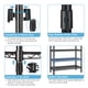 thumbnail image 5 of VIPEK V50 Armario portátil extra grande para dormitorio, armario independiente, estante para ropa resistente, estante multifuncional de metal para colgar ropa, carga máxima 1300 libras, negro, 5 of 5
