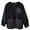 Black, variant on Jinhomg Fashion Winter Coat for Women 2026 Patchwork Button Down Jacket Plus Size Comfy Long Sleeve Fleece Outerwear with Pockets Black XXXL