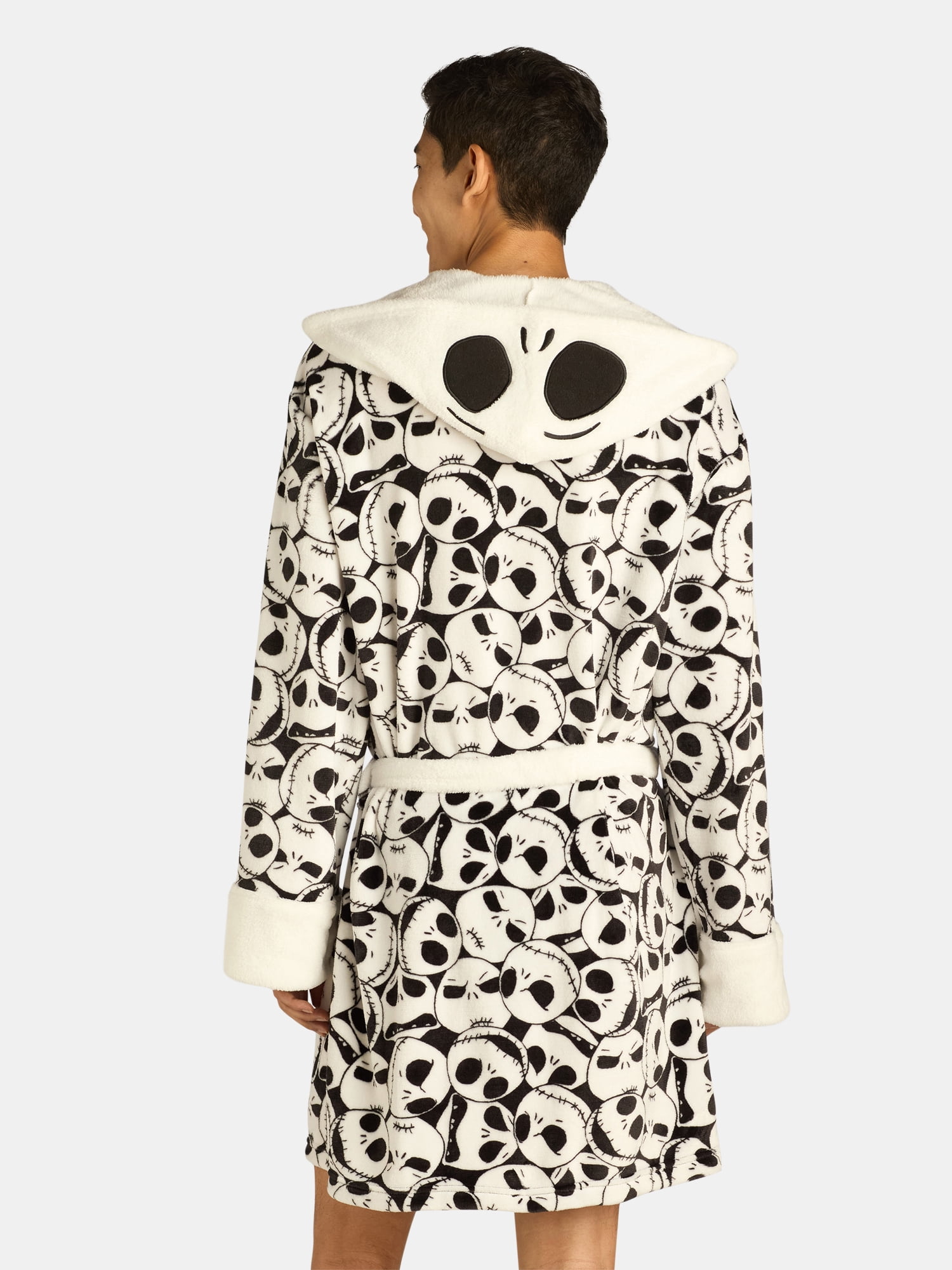 Disney Men's Nightmare Before Christmas Jack Skellington Superminky Robe, Sizes S-XL