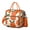 Orange-11, variant on Rustic Red Plaid Lunch Bag – Classic Buffalo Check Pattern Insulated Tote with Adjustable Strap Waterproof Design Ideal for Teachers or Holiday Gifts