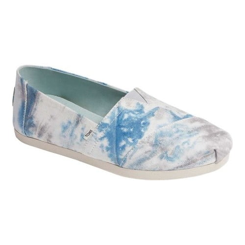 womens tie dye slip on shoes