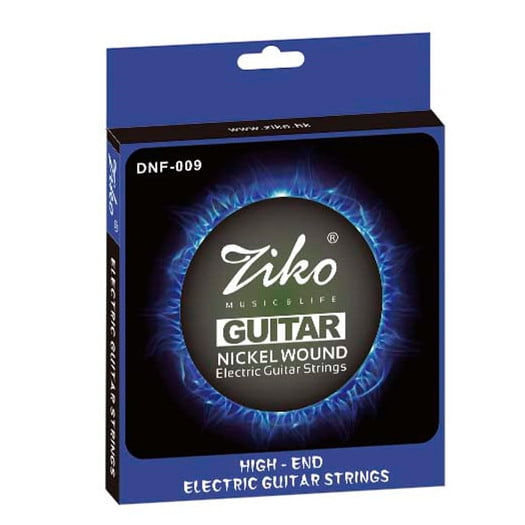 Ziko DNF009 Nickel Highend electric guitar strings 0942 10 Pack Set