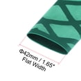 thumbnail image 2 of Uxcell Heat Shrink Wrap Tubing for Fishing Rod Grips, 25mm Dia 42mm Flat 3.3ft 1.8:1 rate Green, 2 of 5