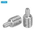 thumbnail image 3 of Uxcell M4*M8*16mm Double End Threaded Stud Screw Bolt, 5 Pack 304 Stainless, 3 of 5