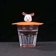 thumbnail image 4 of 5 uds tapa de silicona para taza resistente al calor tapa de dibujos animados a prueba de fugas alce Ehuebsd Libre de BPA, 4 of 8