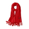 thumbnail image 2 of Bufanda Pashmina Unisex De Otoño E Invierno, Chales Informales De Color Sólido, Bufanda Cálida Con Borlas Para Oficina, Avión Y Restaurante Advancent AP006881-04, 2 of 4