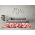 thumbnail image 3 of Ahgly Company Indoor Rectangle Abstract Red Contemporary Area Rugs, 6' x 9', 3 of 4