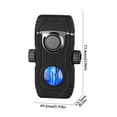 thumbnail image 1 of Hxlamzoo Dual Flame Windproof Lighter, Switchable Windproof Jet and Soft Flame Lighter, Built-in LED Light, Visible Gas Chamber Rechargeable Butane Lighter, Gift for Men, 1 of 2