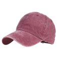 thumbnail image 1 of Explosions Washed Old Light Plate Baseball Cap Solid Color Cap Female Couple Men and Women Pure Cotton Light Plate Sun Hat, 1 of 6