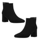 thumbnail image 1 of 1 par de botas de punta cuadrada, zapatos de tacón grueso, botas de tacón medio, botines de mujer, 1 of 4