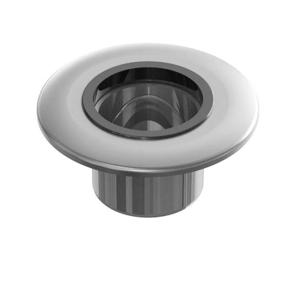 Taco Marine Z10-4097POL Polished, Aluminum, Stainless Steel, Flush Mount Table Base, 6"