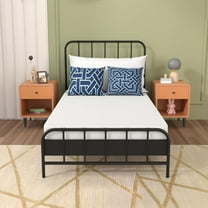 XF XINFENG 5" Twin  Memory Foam Mattress Fiberglass Free Single Medium Comfort Sleep & Comfy Support, White,Twin