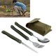 thumbnail image 5 of Juego de cubiertos plegables Seguridad Tenedor plegable Navegación con bolsa de almacenamiento Sunnimix Cuchara Tenedor Cubiertos Plegables, 5 of 8