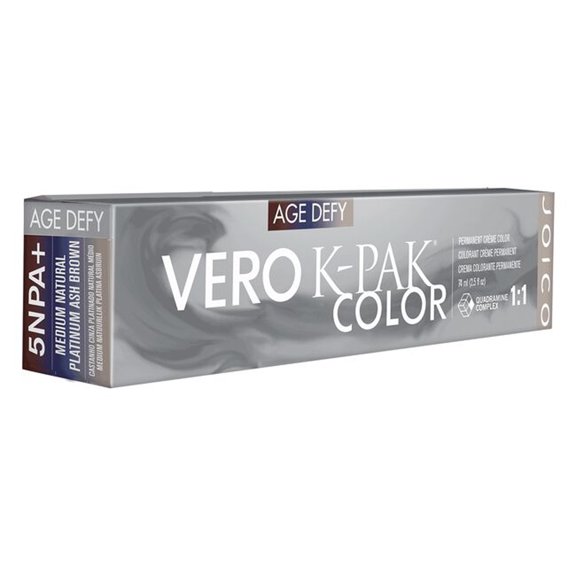 Joico Vero K-PAK Color Age Defy Natural Platinum Ash Series 5NPA  Medium Natural Platinum Ash Brown 2.5 oz