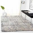 thumbnail image 3 of SAFAVIEH Fontana Deacon Abstract Shag Area Rug, Grey/Ivory, 2'3" x 4', 3 of 8