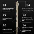 thumbnail image 4 of Martivex Drill Bits, 2026 Four-Flute Sawtooth Eccentric Drill Bit, High-Performance Titanium-Coated Tap Set, Four Edged Serrated Eccentric Twist Bit Set for Concrete Metal Wood, 4 of 7