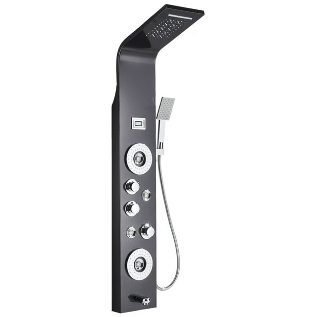 CES Shower Panel Tower System Shower Column with Temperature Display