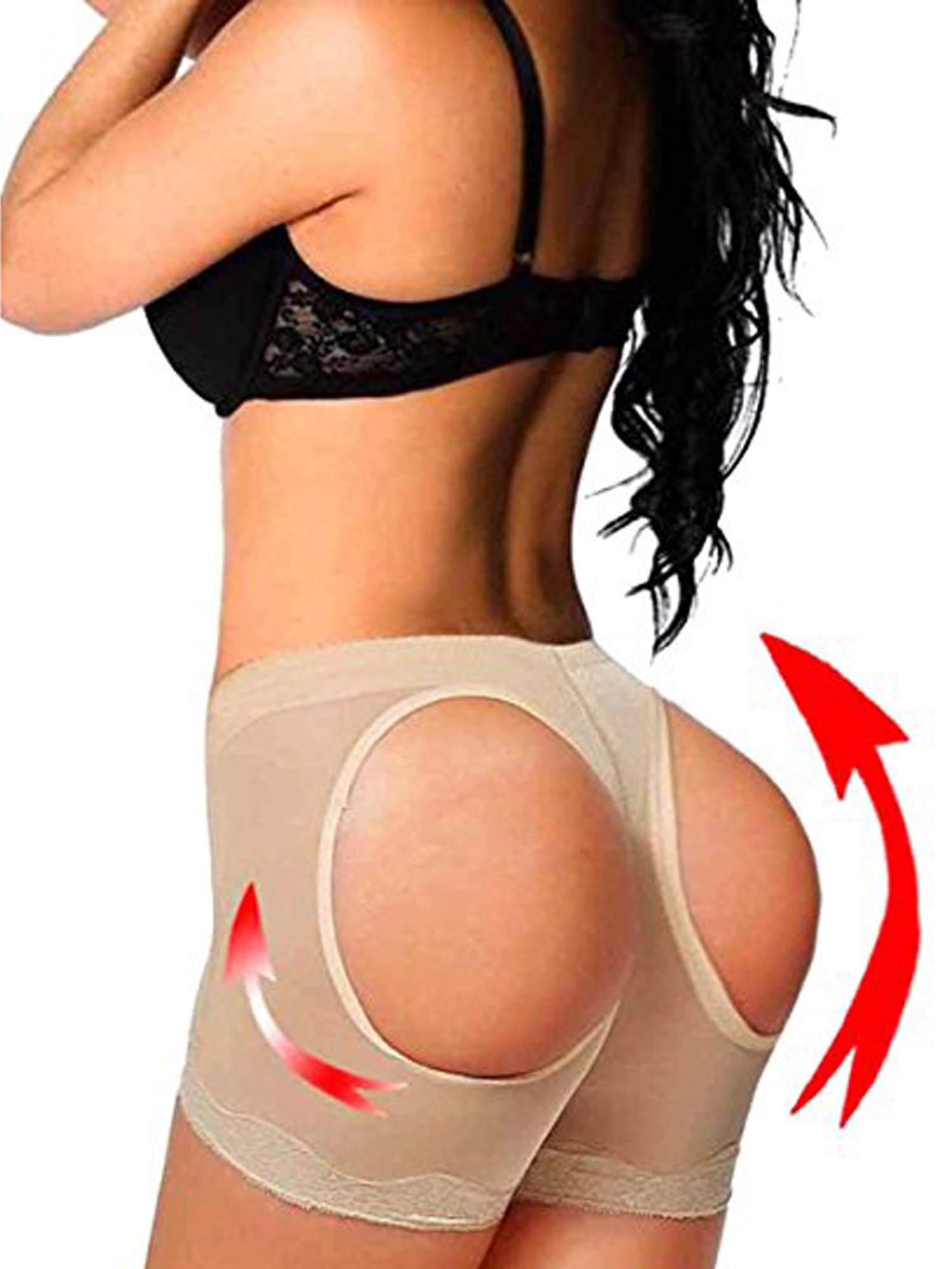 LELINTA Seamless Butt Lifter Panties Body Shaper Tummy Control Underwear  Thigh Slimming Boyshort for Women 2-Pack 