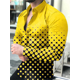 thumbnail image 1 of Camisa de hombre con solapa para uso diario, vacaciones, manga larga, botones estampados, botones de moda industrial, diseño informal y transpirable, 1 of 6
