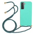 thumbnail image 1 of Gift compatible Samsung Galaxy S23 Fe Shockproof Case Biodegradable Wheat Straw+tpu Phone Cover With Lanyard, 1 of 4