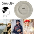 thumbnail image 4 of Wool Beret Hat for Women, Classic French Beret Hat, Women Beret Hat, White Warm French Hat Cap, 4 of 6