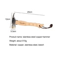 thumbnail image 1 of Extractor de Estacas de Martillo Para Acampar Likrtyny al Aire Libre Resistente Cobre, 1 of 1