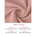 thumbnail image 6 of DARING DIVA Women's High Elastic Waist Fishtails Midi Skirts for Work Small Pink, 6 of 6