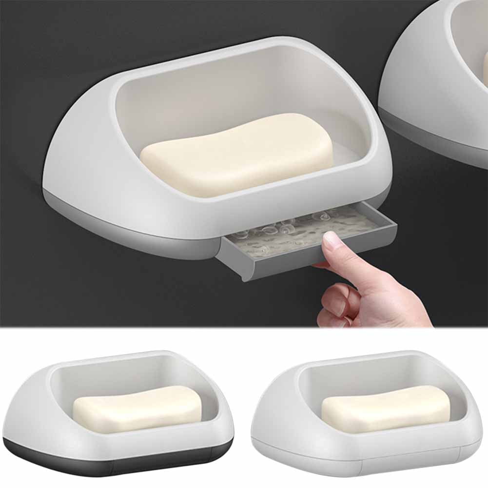 Cheer.US SelfAdhesive Soap Dish for Shower, Soap Holder Dishes Soap