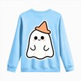 thumbnail image 6 of Toddler Boys Halloween Shirt for 1t 2t Boys Halloween T-shirt Boys Ghost Kids Shirt Crewneck Long Sleeve Graphic Top Toddler to Youth Boys Clothes Size 1-2 Years, 6 of 9