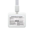 thumbnail image 4 of Protector De Tarjeta De Vacunación Con Cordón Para Tarjeta De Identificación Transparente Resellable Para Profesores, Estudiantes, Enfermeras Kearding EL016928-03, 4 of 5