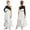 White, variant on Aislor Kids Girls Color Block Long Sleeve Praise Dance Dress Worship Robe Dancewear Size 6-16 White 8