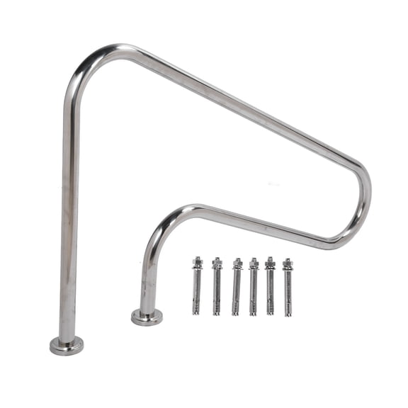 Pasamanos para piscina de acero inoxidable, pasamanos para piscina en forma de arco engrosado, pasamanos subacuático ST001