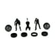 thumbnail image 3 of Figuras de pintadas a mano a escala 1:64, modelo de mecánico de automóviles, objetos de colección, dioramas, accesorios para fotografía de negro, 3 of 8