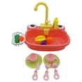 thumbnail image 2 of De Fregadero De Cocina De Juguete, Simulación Eléctrica De Dibujos Animados, Lavavajillas Con Agua Corriente, Juguetes De Juego De Rol Para Niños, Educación Temprana 1 Juego Inevent HA016211-00, 2 of 6