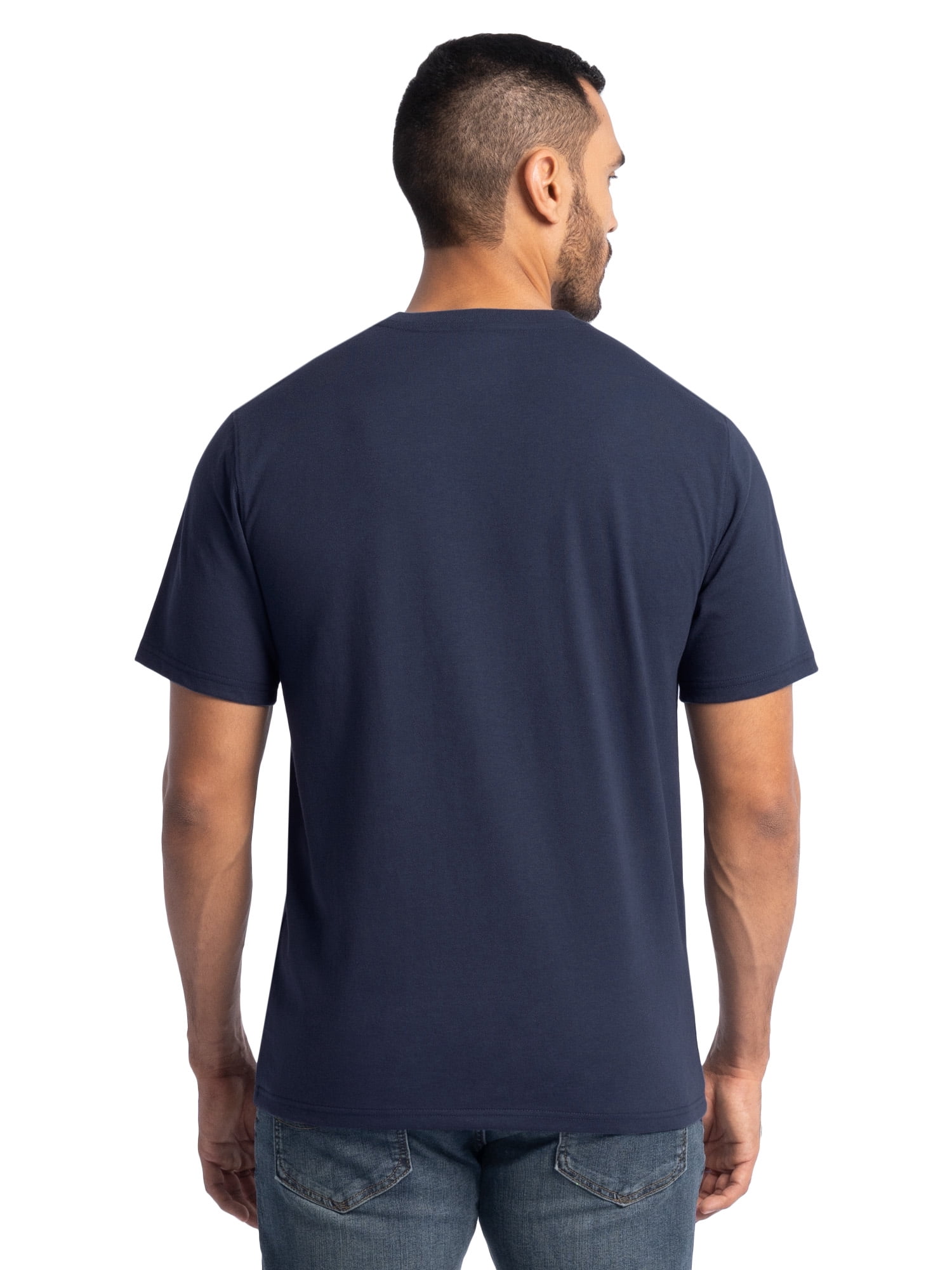 Wrangler Workwear Men's Short Sleeve Heavyweight Pocket Crew T-Shirt