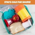 thumbnail image 3 of Bentology Narwhal Reusable Hard Ice Pack- Set of 3- Fits Easily Inside Kids Lunch Box, Bento, Insulated Cooler Bag- Long Lasting Slim, Space Saving- Cool Freezer Packs Keep Food Cold For Hours, 3 of 6