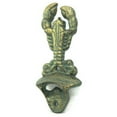 thumbnail image 5 of Hampton Nautical Dark Blue Whitewashed Cast Iron Wall Mounted Lobster 6" Bottle Opener, 5 of 7