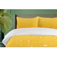 thumbnail image 4 of Ambesonne Yellow Duvet Cover Sets, Ombre Like Beer Glass, 2-King, Yellow, 4 of 7