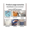 thumbnail image 2 of Calentador de agua eléctrico de 3000 W con voltaje de inmersión, calentador de agua para piscina, calentador de agua portátil, adecuado para estanques, cubos (hy), 2 of 5