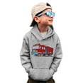 thumbnail image 1 of WEAIXIMIUNG Chandail de Noël 4T Garçons Chandails Molletonnés Col Rond Camion T-Shirt Dinosaure Manches Longues Chandail à Enfiler Hauts T-Shirts, 1 of 6
